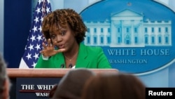 白宫发言人卡琳·让-皮埃尔（路透社资料图）