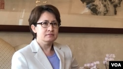 台湾驻美代表萧美琴, 2020年9月1日(美国之音锺辰芳拍摄)