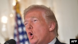 川普2018年4月13日宣布下令攻击叙利亚化武目标（法新社）